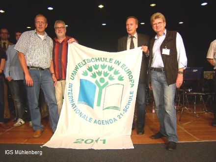 IGS Mhlenberg wieder als Umweltschule in Europa ausgezeichnet!